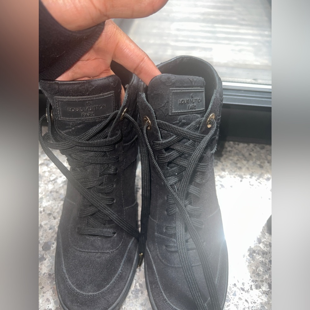 Louis Vuitton wedge sneakers